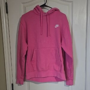 Nike Women's Pink Hoodie Sweater